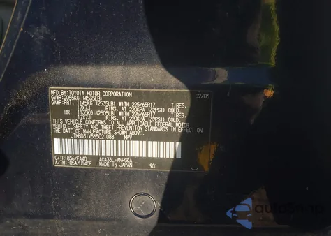 2006 Toyota Rav4 Limited from USA, damaged, VIN JTMBD31V565021088